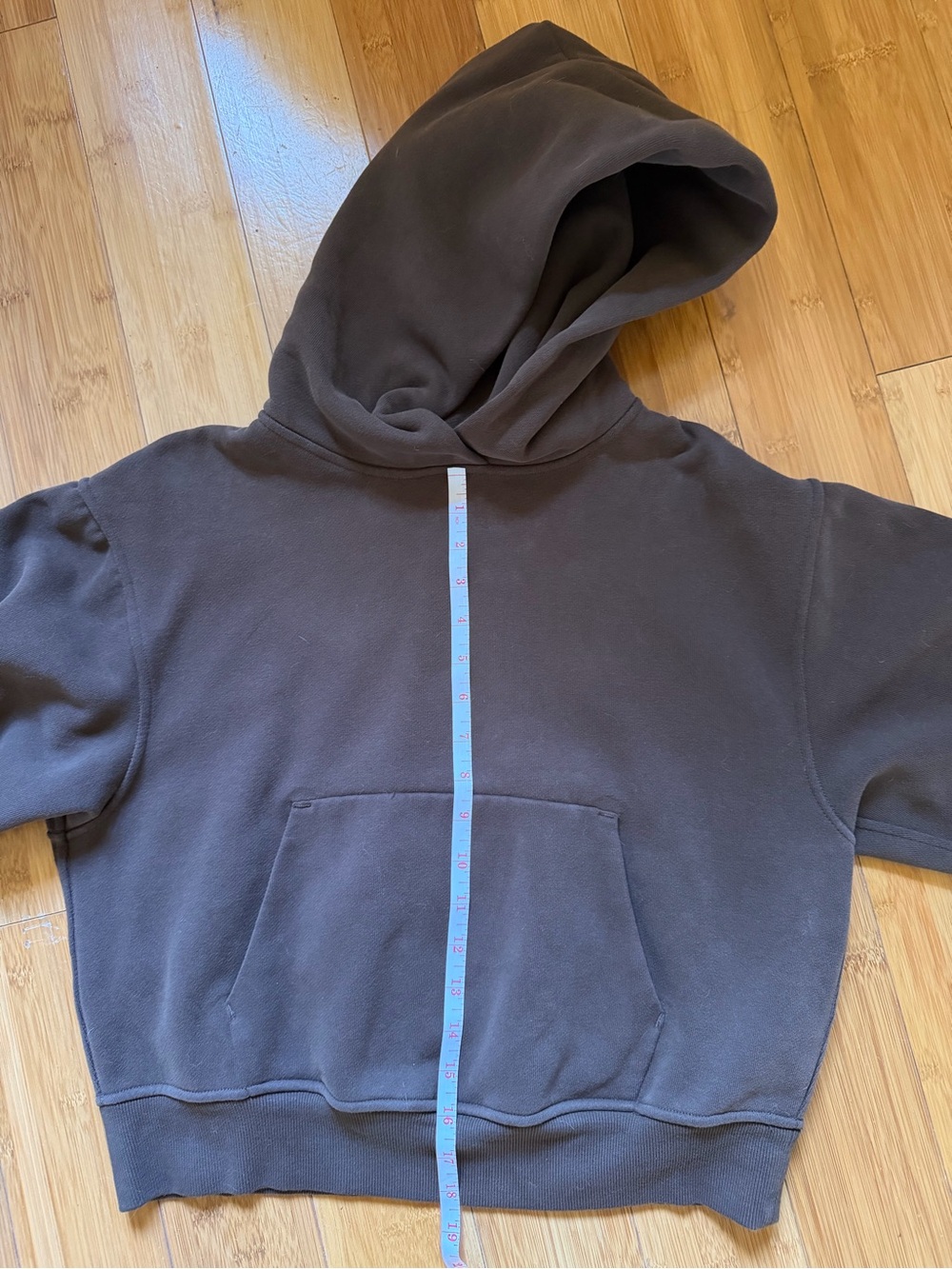 lululemon athletica Cropped Hoodie Olive Brown XXS